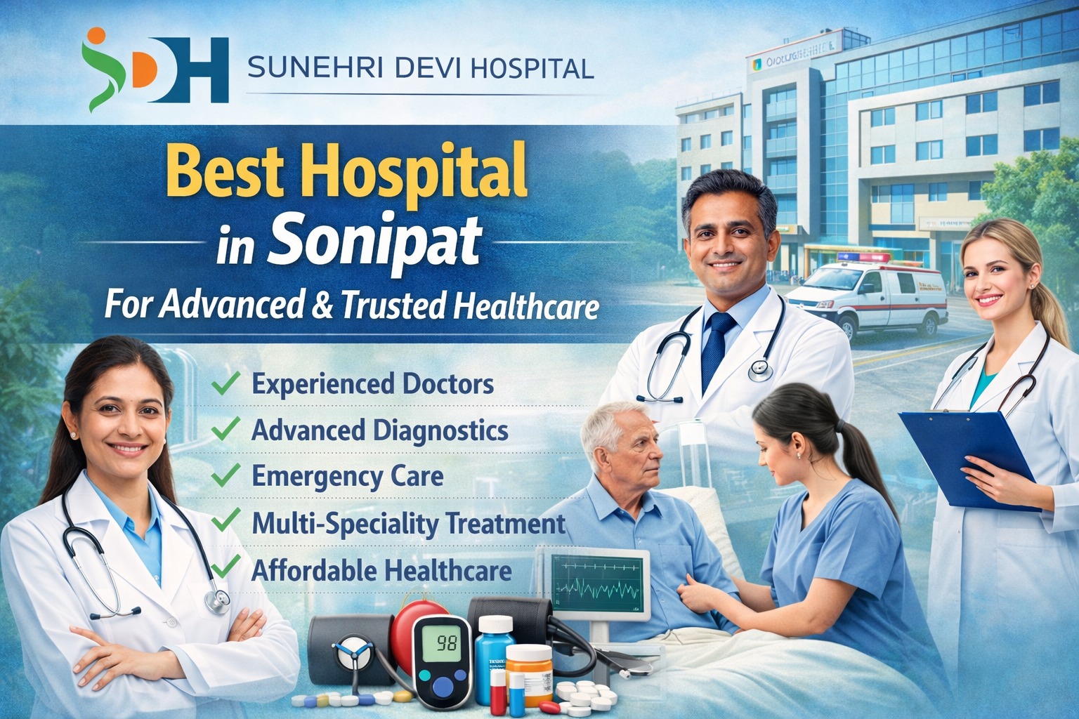 Best Hospital in Sonipat for Internal Medicine & Trusted Private Healthcare
